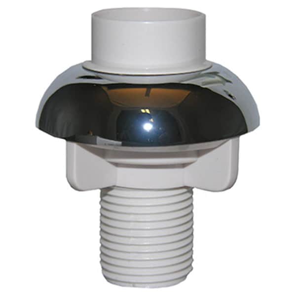 Larsen Supply Co 08-1509 Universal Fit White-Chrome Sink Hose Guide 658714 - main